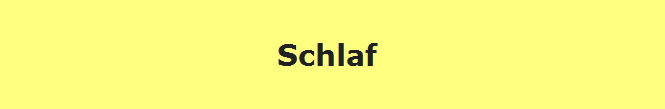 Schlaf 